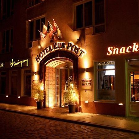 Altstadt Hotel Zur Post Штральзунд Екстер'єр фото